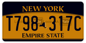 T798317C  license plate in NY