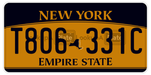 T806331C  license plate in NY