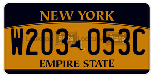 W203053C  license plate in NY