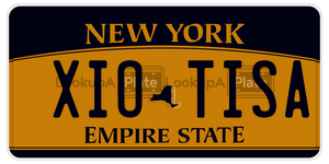 XIOTISA  license plate in NY