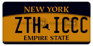 ZTHICCC  license plate in NY