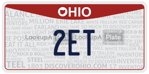 2ET  license plate in OH