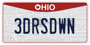 3DRSDWN  license plate in OH