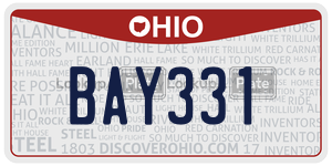BAY331  license plate in OH