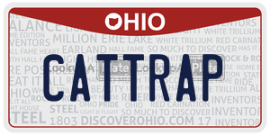 CATTRAP  license plate in OH