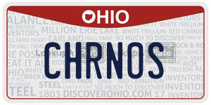CHRNOS  license plate in OH