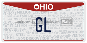 GL  license plate in OH