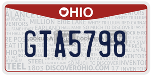 GTA5798  license plate in OH