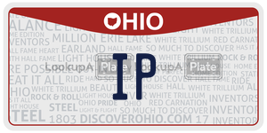 IP  license plate in OH
