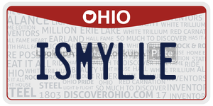 ISMYLLE  license plate in OH