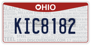 KIC8182 license plate in Ohio