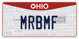 MRBMF  license plate in OH