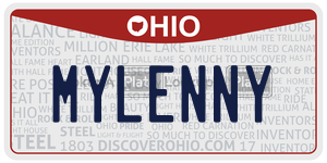 MYLENNY  license plate in OH