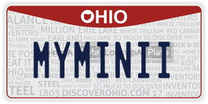 MYMINII  license plate in OH