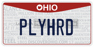 PLYHRD  license plate in OH