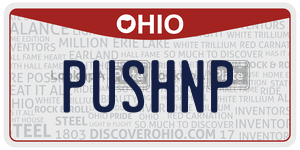 PUSHNP  license plate in OH