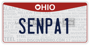 SENPA1  license plate in OH