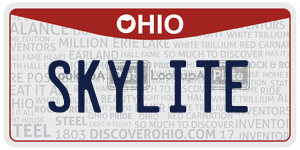 SKYLITE  license plate in OH