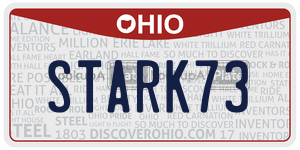 STARK73  license plate in OH