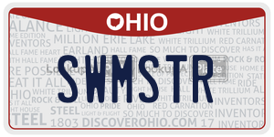 SWMSTR license plate in Ohio