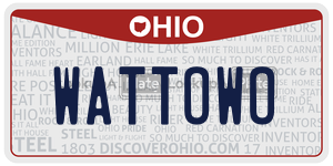 WATTOWO  license plate in OH