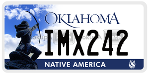 IMX242  license plate in OK