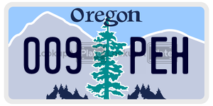009PEH  license plate in OR