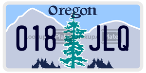 018JLQ  license plate in OR