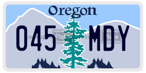 045MDY  license plate in OR