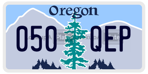 050QEP  license plate in OR