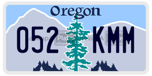 052KMM  license plate in OR