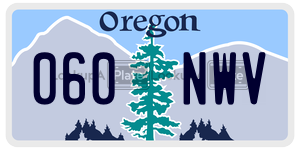 060NWV  license plate in OR