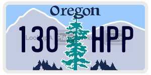 130HPP  license plate in OR