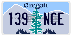 139NCE  license plate in OR