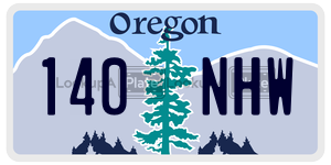 140NHW  license plate in OR