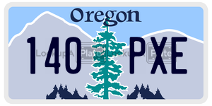 140PXE  license plate in OR