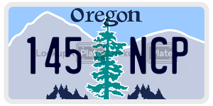145NCP  license plate in OR