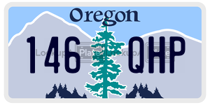 146QHP license plate in Oregon
