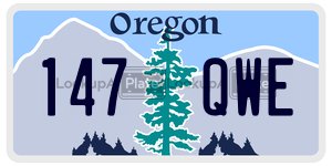 147QWE  license plate in OR