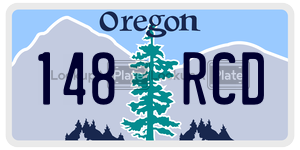148RCD  license plate in OR
