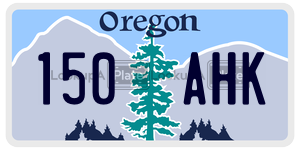 150AHK  license plate in OR