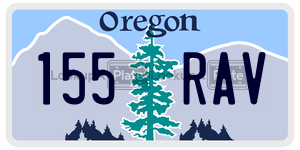 155RAV  license plate in OR