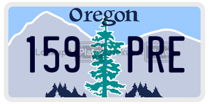 159PRE  license plate in OR
