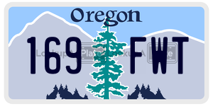 169FWT  license plate in OR