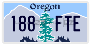 188FTE  license plate in OR