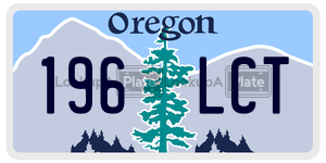 196LCT  license plate in OR