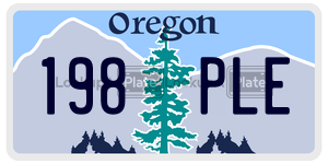 198PLE  license plate in OR