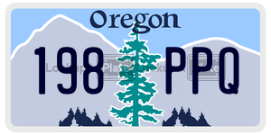 198PPQ  license plate in OR