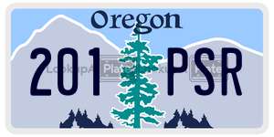 201PSR  license plate in OR