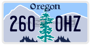 2600HZ  license plate in OR